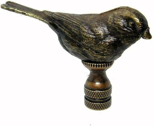Solid Bronze Bird Lamp Finial